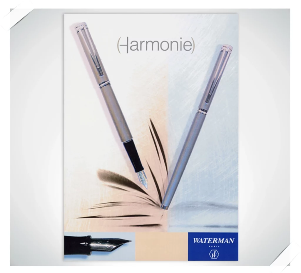 Publicité sur lieu de vente pour les stylos WATERMAN